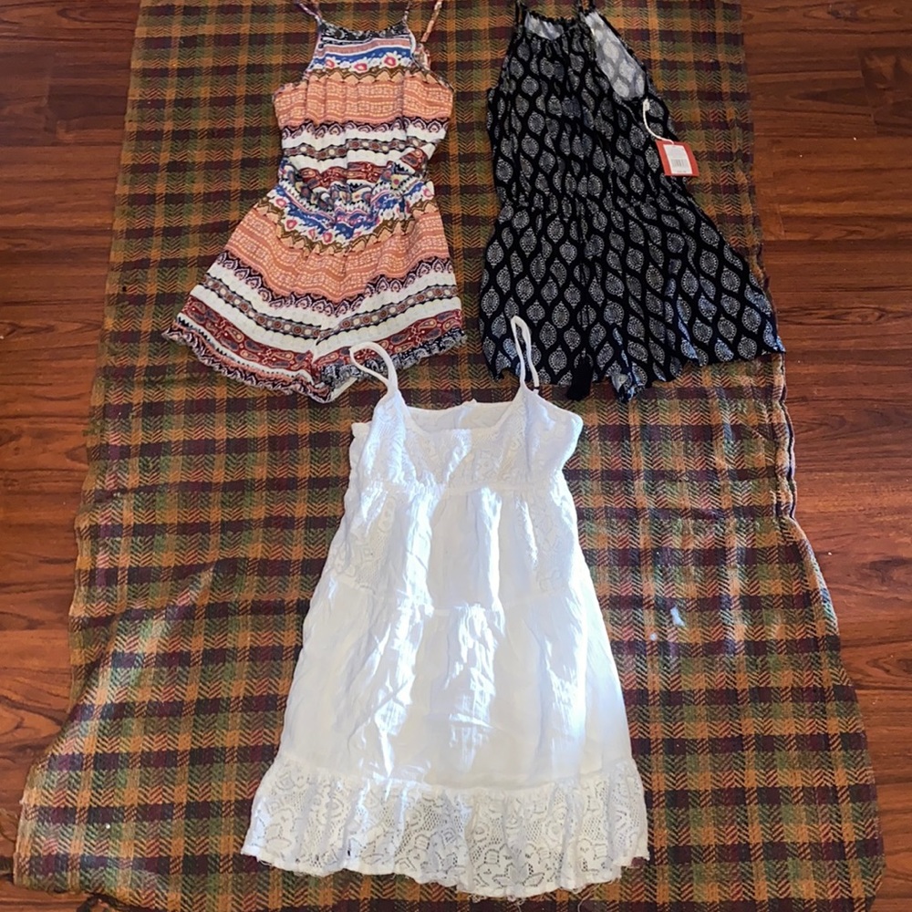 2 Rompers and 1 Beach Dress 👗